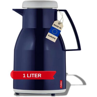Thermos à vide Helios 1L Bleu - Carafe Isotherme Thermos à vide Helios 1L Bleu - Carafe Isotherme