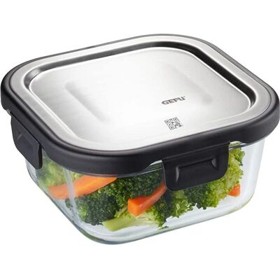 Gefu G-12756 Transparenter Vorratsbehälter - Quadratisch 500ml Gefu G-12756 Transparenter Vorratsbehälter - Quadratisch 500ml
