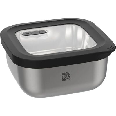 Gefu Provido Aufbewahrungsbehälter - Quadratisch Edelstahl 1,8L Gefu Provido Aufbewahrungsbehälter - Quadratisch Edelstahl 1,8L