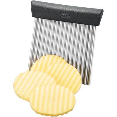 GEFU - RIFFL - lame ondulée - acier inoxydable - Slicer - Publicité GEFU - RIFFL - lame ondulée - acier inoxydable - Slicer - Publicité