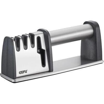 Gefu G13931 - Messerschärfer, Silber, 22cm - Küchengerät Gefu G13931 - Messerschärfer, Silber, 22cm - Küchengerät