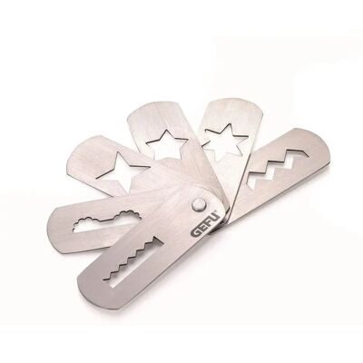 GEFU Spritzgebäckvorsatz 'Trica' 7/8 - Silber GEFU Spritzgebäckvorsatz 'Trica' 7/8 - Silber
