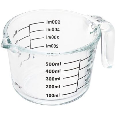 GEFU - DIMENSO - 0.5 L - Borosilicaatglas - Meetbeker GEFU - DIMENSO - 0.5 L - Borosilicaatglas - Meetbeker