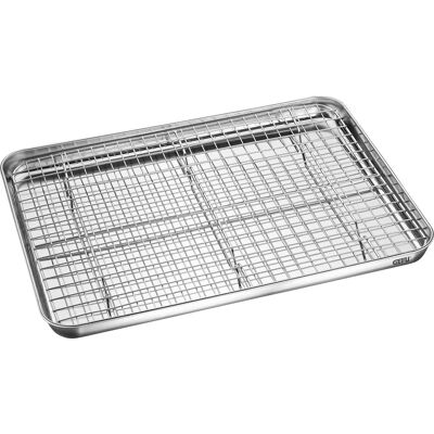 Gefu 14766 Roestvrijstalen Bakplaat - Rechthoekige Oven- en Grillplaat Gefu 14766 Roestvrijstalen Bakplaat - Rechthoekige Oven- en Grillplaat