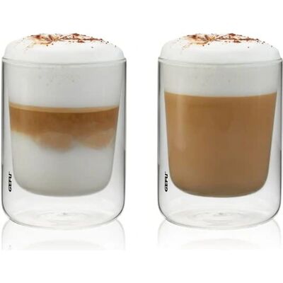 Gefu G-16410 Verre borosilicaté transparent - Double paroi - 2 pièces - Publicité Gefu G-16410 Verre borosilicaté transparent - Double paroi - 2 pièces - Publicité
