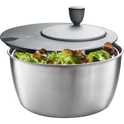 Gefu Rotare Salatschleuder Edelstahl - 3L, Einfach zu Bedienen Gefu Rotare Salatschleuder Edelstahl - 3L, Einfach zu Bedienen