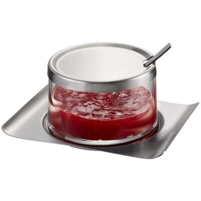 Gefu Brunch Jam Jar - Handmade Glass & Steel, 275ml Gefu Brunch Jam Jar - Handmade Glass & Steel, 275ml
