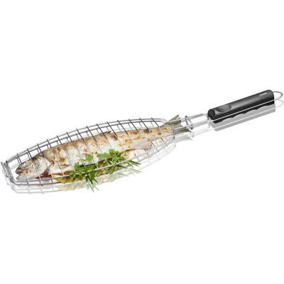 Gefu Cesta para Pescado BBQ - Parrilla de Acero Inoxidable Gefu Cesta para Pescado BBQ - Parrilla de Acero Inoxidable