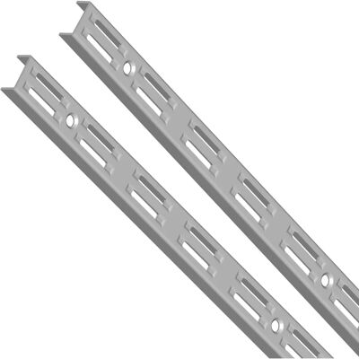 Rotaie da Parete Element System Argento - 1500 mm - Due File in Alluminio Rotaie da Parete Element System Argento - 1500 mm - Due File in Alluminio