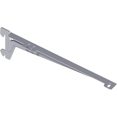 Supporto angolare in acciaio Bricoman - 48cm - Supporta 55kg Supporto angolare in acciaio Bricoman - 48cm - Supporta 55kg