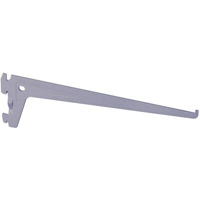 Système Support Élément - Support d'Étagère, Acier, Aluminium Blanc RAL 9006 - 1 Pièce - Publicité Système Support Élément - Support d'Étagère, Acier, Aluminium Blanc RAL 9006 - 1 Pièce - Publicité