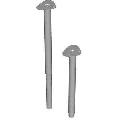 ELEMENT SYSTEM Teleskop-Tischbein - Verstellbar 600-900mm - Silber ELEMENT SYSTEM Teleskop-Tischbein - Verstellbar 600-900mm - Silber