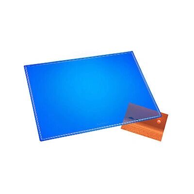 Laufer Durella Blue Translucent Desk Pad Laufer Durella Blue Translucent Desk Pad