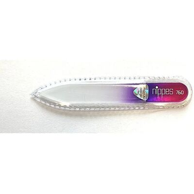Nippes Solingen 760E - Viola - 90 mm - Lima per unghie in vetro Nippes Solingen 760E - Viola - 90 mm - Lima per unghie in vetro
