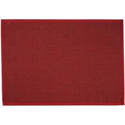 DEKOWE Mara S2 Sisal-Teppich - 100x300 cm, Rot Meliert - Teppich DEKOWE Mara S2 Sisal-Teppich - 100x300 cm, Rot Meliert - Teppich