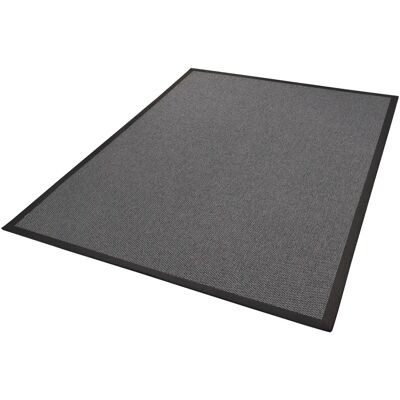 DEKOWE Naturana Panama Spezial Teppich - Melierte Bordüre, 80x200cm, Anthrazit DEKOWE Naturana Panama Spezial Teppich - Melierte Bordüre, 80x200cm, Anthrazit