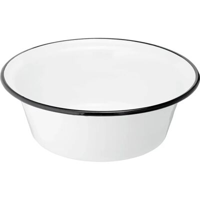 KARL KRÜGER Tigela de Aço Esmaltado Branca - Tigela de Cozinha KARL KRÜGER Tigela de Aço Esmaltado Branca - Tigela de Cozinha
