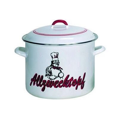 Karl Krüger 14L Panela Branca - Utensílio de Cozinha em Emaile Karl Krüger 14L Panela Branca - Utensílio de Cozinha em Emaile