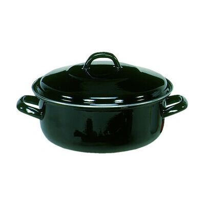 Karl Krüger KB28 Emaille Bratentopf - Bratenpfanne Karl Krüger KB28 Emaille Bratentopf - Bratenpfanne