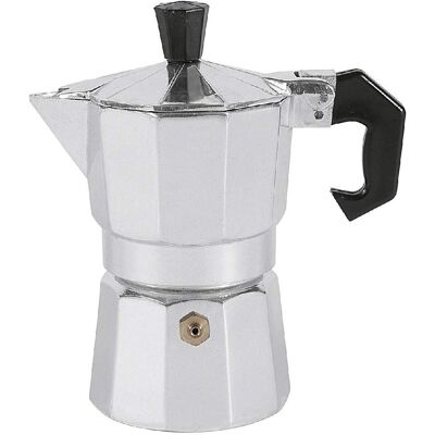 Karl Kruger 511 Aluminium Espresso Maker Quadrat - SILBER Karl Kruger 511 Aluminium Espresso Maker Quadrat - SILBER