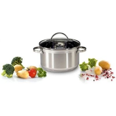 Cocotte Ohio 1,5L en acier inoxydable Karl Krüger - Convient à l'induction Cocotte Ohio 1,5L en acier inoxydable Karl Krüger - Convient à l'induction