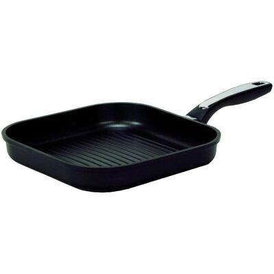 KRÜGER Delta Grillpfanne - 28x28cm, Schwarz, Antihaft, Induktion KRÜGER Delta Grillpfanne - 28x28cm, Schwarz, Antihaft, Induktion