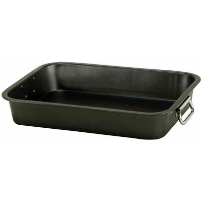 KRÜGER Plat à gratin - Antiadhésif, Poignées pliantes, 40x29cm - plat à gratin KRÜGER Plat à gratin - Antiadhésif, Poignées pliantes, 40x29cm - plat à gratin