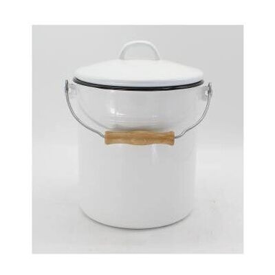 Karl Krüger M5 Trash Can - 5L Steel Black & White Karl Krüger M5 Trash Can - 5L Steel Black & White