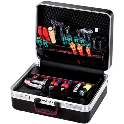 Parat Schwarzer Aluminium-Werkzeugkoffer - Werkzeugkoffer Parat Schwarzer Aluminium-Werkzeugkoffer - Werkzeugkoffer