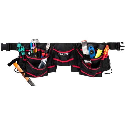 Funda de herramientas PARAT H300xL200xP100mm negro/rojo - Tool Bag Funda de herramientas PARAT H300xL200xP100mm negro/rojo - Tool Bag