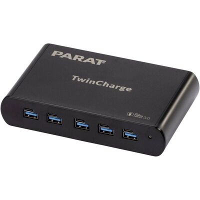 Parat Paraproject Tc5 - Adaptateur secteur - 10 ports - Noir Parat Paraproject Tc5 - Adaptateur secteur - 10 ports - Noir