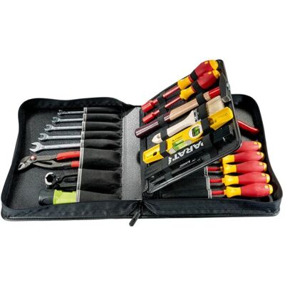 Parat Tool Storage Case Black Faux Leather - Tool Storage Case Parat Tool Storage Case Black Faux Leather - Tool Storage Case