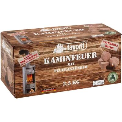Favorit Modell - Feueranzünder - 2,5kg für Grill, Kamin, Ofen Favorit Modell - Feueranzünder - 2,5kg für Grill, Kamin, Ofen