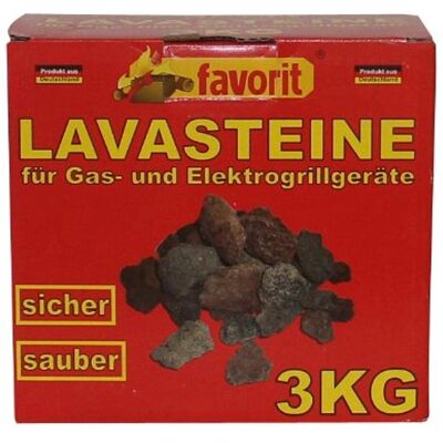 Favorit Pierres de Lave Naturelles - 3kg pour Barbecues à Gaz & Électriques - Publicité Favorit Pierres de Lave Naturelles - 3kg pour Barbecues à Gaz & Électriques - Publicité