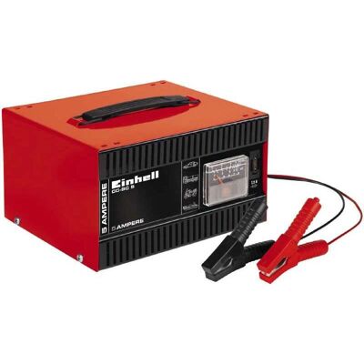 Chargeur de batterie Einhell CC-BC 5 - 12V, Rouge/Noir Chargeur de batterie Einhell CC-BC 5 - 12V, Rouge/Noir