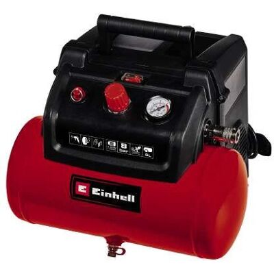 Compresor de aire de 6L sin aceite - 1200W, 8 Bar, Set compacto Compresor de aire de 6L sin aceite - 1200W, 8 Bar, Set compacto