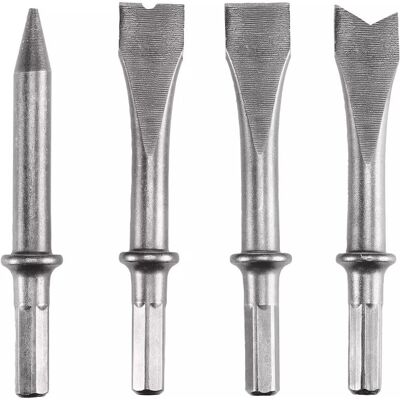 Ensemble de 4 burins pour marteau pneumatique Einhell Ensemble de 4 burins pour marteau pneumatique Einhell