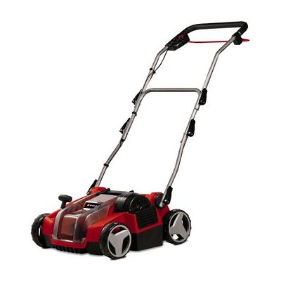 Scarificateur de pelouse sans fil Einhell - Rouge - 35cm - Outil de jardin - Publicité Scarificateur de pelouse sans fil Einhell - Rouge - 35cm - Outil de jardin - Publicité