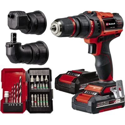 Einhell Akku-Bohrschrauber - 18V, 45Nm, 2-Gang, 22 Zubehör Einhell Akku-Bohrschrauber - 18V, 45Nm, 2-Gang, 22 Zubehör