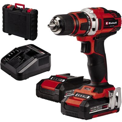 Trådlös borrskruv, Einhell TE-CD 18/40-1 LI - Kraftfull, 2-växlad, LED Trådlös borrskruv, Einhell TE-CD 18/40-1 LI - Kraftfull, 2-växlad, LED