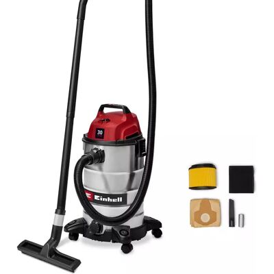 Einhell TC-VC 3055 S - Aspirateur humide et sec - 30 L - 950W - Maison, atelier, garage - Publicité Einhell TC-VC 3055 S - Aspirateur humide et sec - 30 L - 950W - Maison, atelier, garage - Publicité