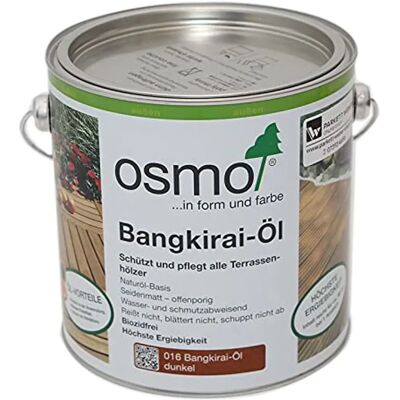 Osmo - Bangkirai-Öl 016 - Dunkel - 2,5L - Holzöl Osmo - Bangkirai-Öl 016 - Dunkel - 2,5L - Holzöl