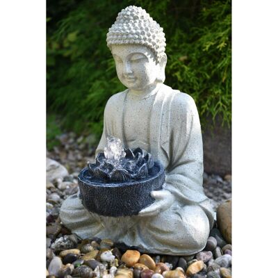 HEISSNER Grauer Gartenteich Buddha Dekoration HEISSNER Grauer Gartenteich Buddha Dekoration