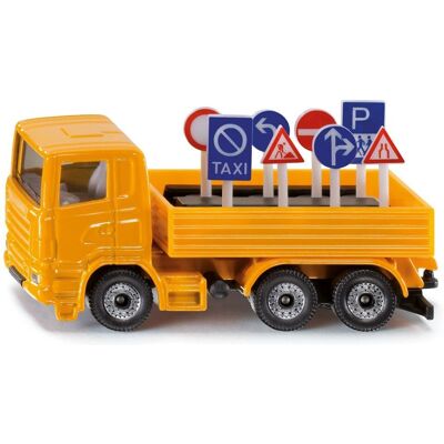 Camion Siku avec Panneaux Routiers (1322) Camion Siku avec Panneaux Routiers (1322)