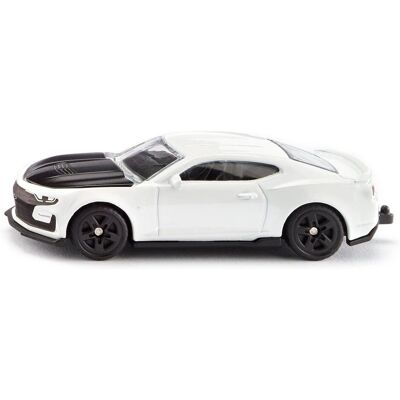 Siku Chevrolet Camaro - Modèle en zamac - Blanc - Voiture miniature - Publicité Siku Chevrolet Camaro - Modèle en zamac - Blanc - Voiture miniature - Publicité