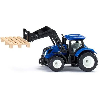 Siku 1544 Blauwe Tractor met Palletvork - Speelgoedvoertuig Siku 1544 Blauwe Tractor met Palletvork - Speelgoedvoertuig