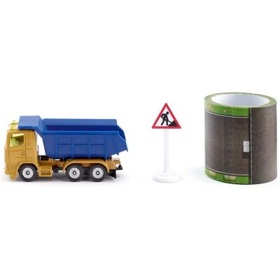 Siku 1600 Leksaksfordon - Metall och Plast - Kippbar Dumper - Byggskylt - Lekbana Siku 1600 Leksaksfordon - Metall och Plast - Kippbar Dumper - Byggskylt - Lekbana