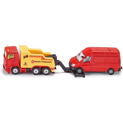 Siku Breakdown truck with van (1667) Siku Breakdown truck with van (1667)