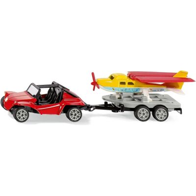 Siku 1696 - Spielzeugfahrzeug - Sportflugzeug & Anhänger Siku 1696 - Spielzeugfahrzeug - Sportflugzeug & Anhänger