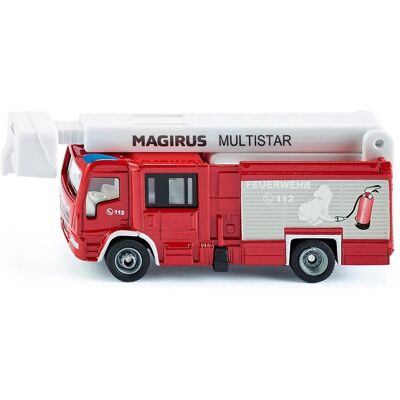 Siku Magirus Multistar TLF - Teleskoparm Modell - Blechspielzeug Siku Magirus Multistar TLF - Teleskoparm Modell - Blechspielzeug